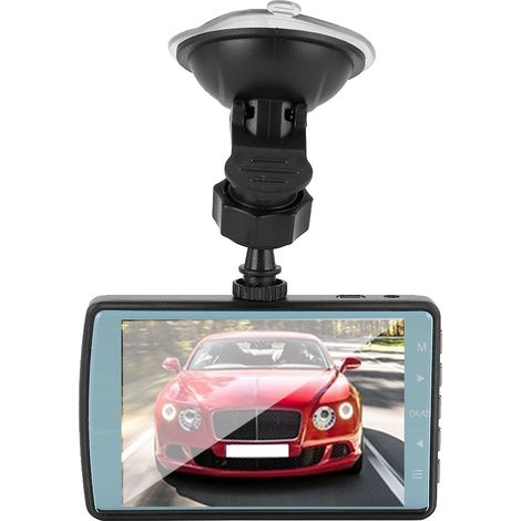 Caméra embarquée HD IPS 1080P à double objectif de 3,6 pouces, compatible avec la marche arrière et le stationnement. (1/5)