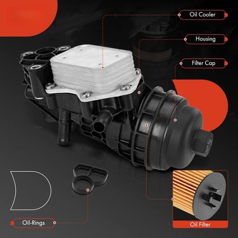 2701800610, 2701800500, and 2701800810 are suitable for Mercedes-Benz oil filter assembly bases. (1/4)