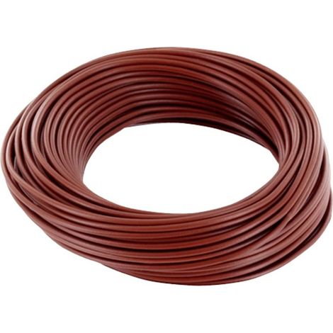 econ connect KD05BR10 Fil de câblage 1 x 0.2 mm² marron 10 m