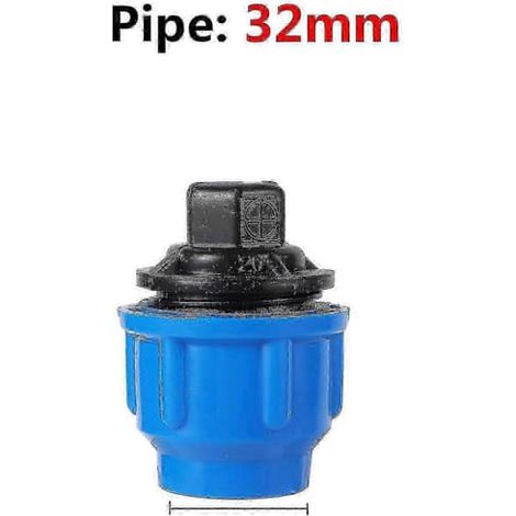 Raccords de tuyauterie PE 32 mm pour l'agriculture, vanne à bille à raccordement rapide et joint de tuyau d'eauvsijdBouchon d'extrémité (1/5)