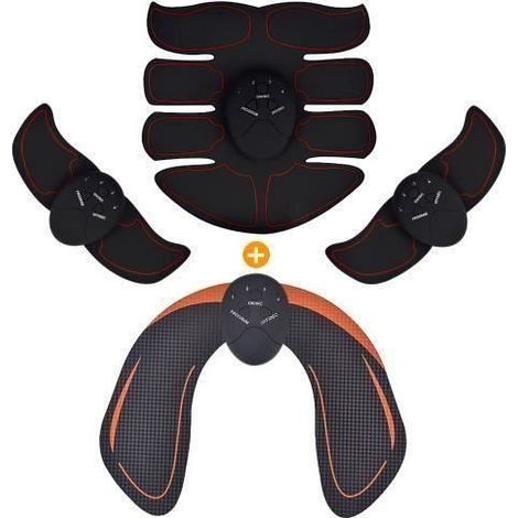 Musculaire Rechargeable Stimulateur EMS Abdominale Abdos Appareil Musculation Bras Abdomen Dos Jambe Cuisse pour Hommes et Femmes (1/4)
