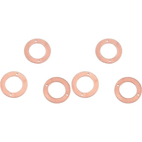 R9 15221-94020 Lot de 6 rondelles d'injecteur supérieures compatibles avec Kubota D1105, D905, D1005, D722, D1305 (1/5)