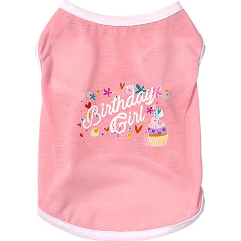 Gilet Pour Animal De Compagnie - Coton - Motif Gâteau D'Anniversaire - Sans Manches - Pour Chiens Et Chats - Disponible En 5 Tailles (1/5)