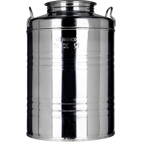 Réservoir d&039huile Minox en acier inoxydable 30 litres avec bouchon à vis - AT04 2,50-4,00 mt