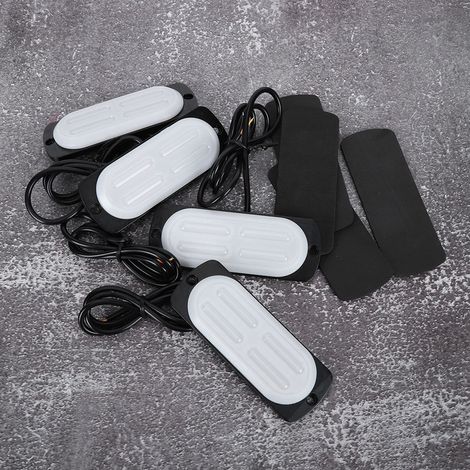 Lot de 4 feux stroboscopiques à 20 LED (12-24 V) pour voiture ou camion, gyrophare latéral d'urgence (1/5)