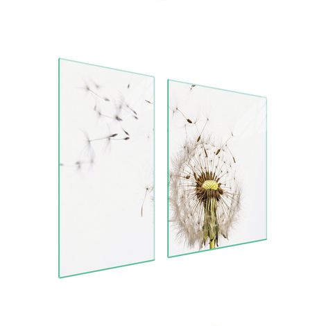 GLASSCHUTZPLATTE FÜR HERD 90x52 BLUME (1/5)