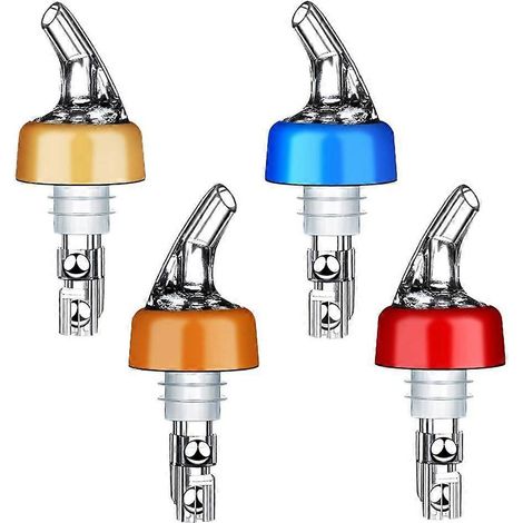 Lot de 4 doseurs pour spiritueux à dosage rapide, accessoires de bar (1/4)