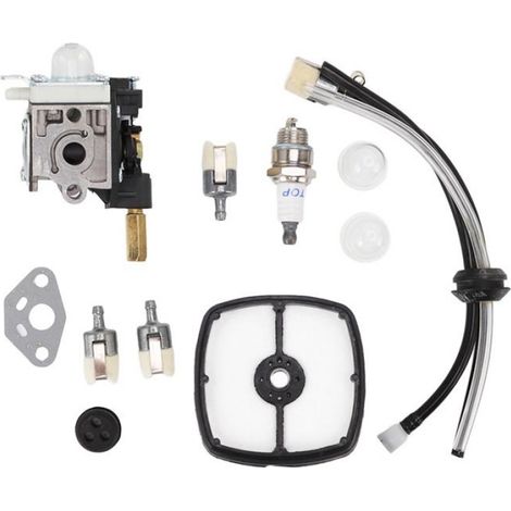 Carburateur pour tondeuse - - Kit complet - Filtre à air inclus - Bougie incluse - Aluminium robuste (1/5)