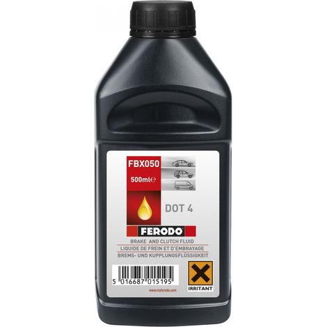 Liquide de frein ferodo dot 4 bidon de 0.5 litre (1/2)