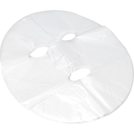 100 films protecteurs jetables pour masque visage DIY, anti-évaporation, rétention d'hydratation, papier enveloppant, 100 pièces (1/5)