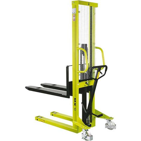 Impilatore manuale 500 kg - Sollevamento massimo 910 mm - Forche 1150x550 mm - HB105000000