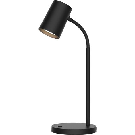 Lampe de bureau loft moderne noire GU10 9W Felix Polux (1/3)