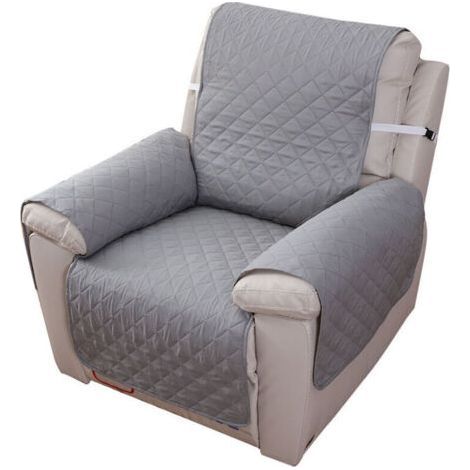 Housse imperméable pour fauteuil inclinable 1 place (gris, 55 x 200 cm) (1/5)