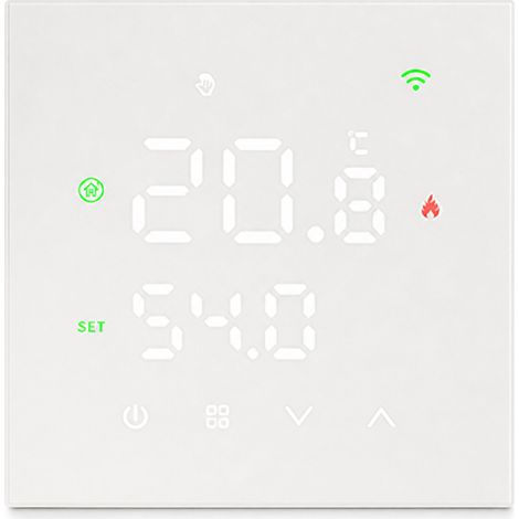 Thermostat O3 blanc pour chauffage hydraulique, 3 A, sans Wi-Fi (1/5)