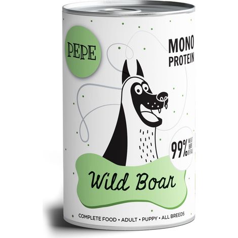 Pet Paka Pepe Monoprotéine Sanglier (sanglier) 400 g