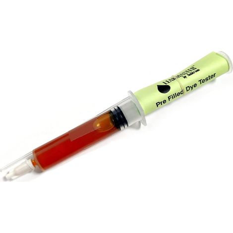 Une Seringue 6 ml de colorant jaune fluo détecteur de fuite - PROCOPI (1/3)