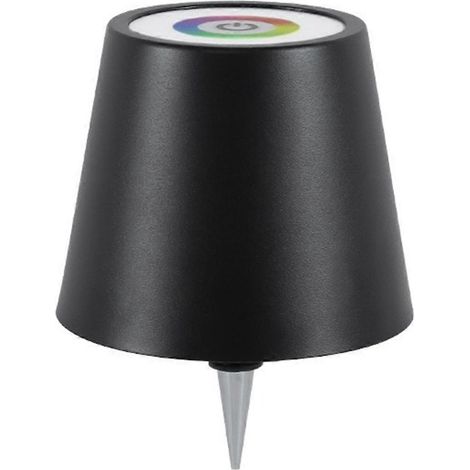 Lampe bouteille sans fil, modes RGB et abat-jour à intensité variable (3 couleurs), lampe bouteille rechargeable (1/5)