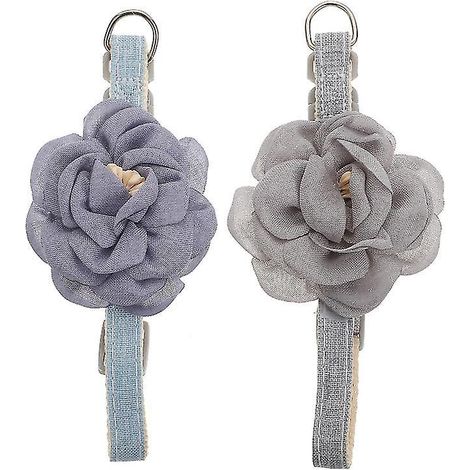 2 colliers à fleurs pour chats (1/3)