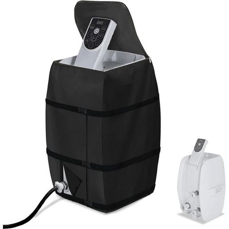Housse de pompe de chauffage de spa 43 x 38 x 54 cm – Imperméable et isolée – Protection contre intempéries et UV – Installation facile (1/5)