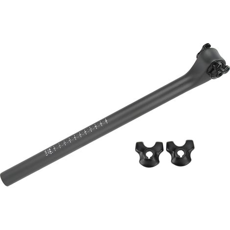 Fahrradsattelstütze aus Carbonfaser, 20° Versatz, leicht, stoßdämpfend, Ersatzteil, 27,2 mm/1,1 Zoll, für runde Sättel (1/5)