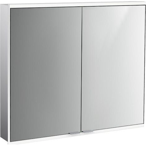 emco 800 Lichtspiegelschrank, Aufputz/Unterputz, 2 Türen, 800mm, (1/3)