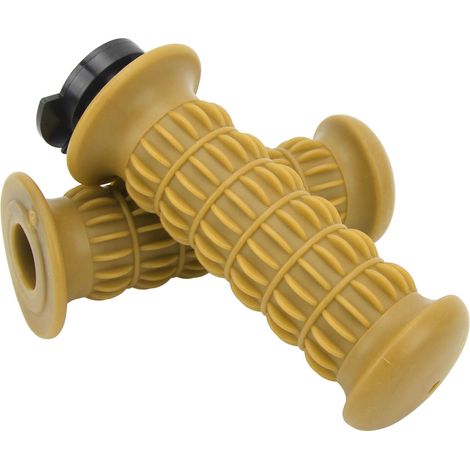 Paire poignées gaz souple universelle 22mm pour scooter GY6 50cc 80cc 125c 150cc jaune ABS silicone (1/5)