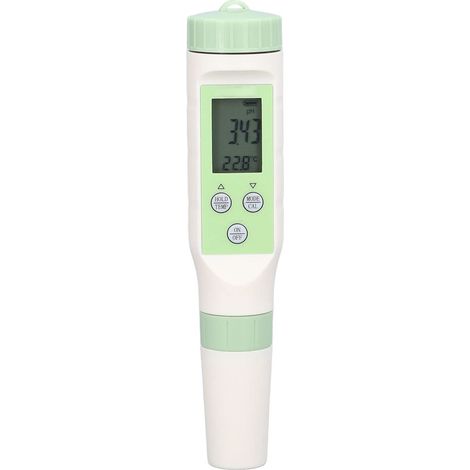 pHmetro con display retroilluminato, misuratore di TDS/pH/temperatura ad alta precisione per addetti alle piscine e per l'acqua potabile. (1/5)