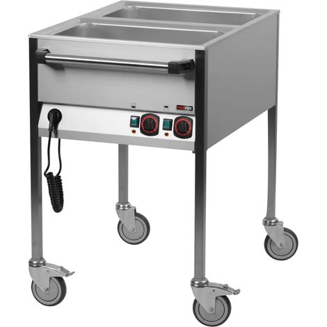 Bain marie électrique GN 2-1/1 commande sur le côté court REDFOX - VLPK 2120 - REDFOX