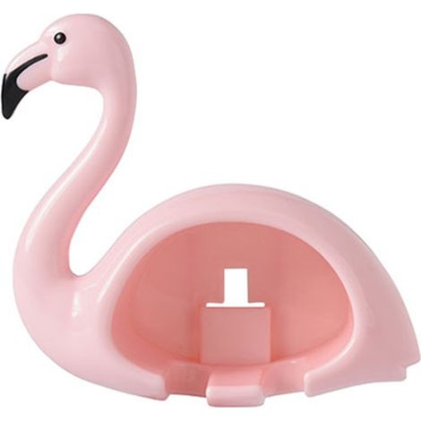 Porte-brosse à dents flamant rose, support en plastique ABS de haute qualité (lot de 2) (1/4)