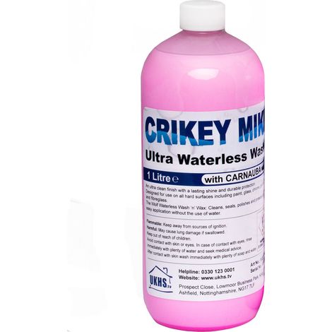 Crikey Mikey Waterless Wash & Wax, 1 Litre, No-Water Car Cleaning (1/4)