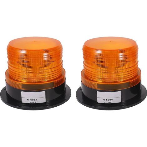gyrophares stroboscopiques à LED ambre pour camion, 12 V/24 V (1/5)