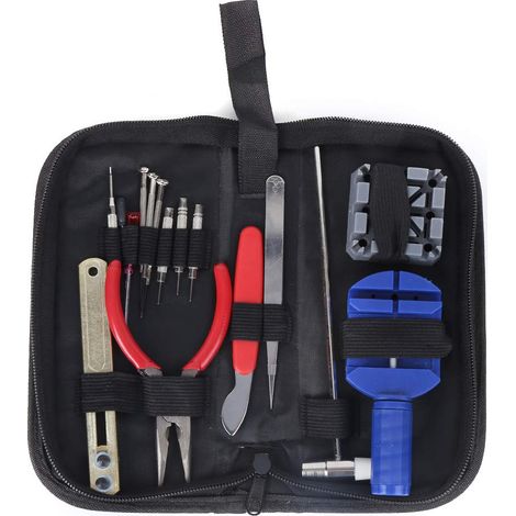 Kit réparation montre 16 pièces – ensemble broche – bande / lien