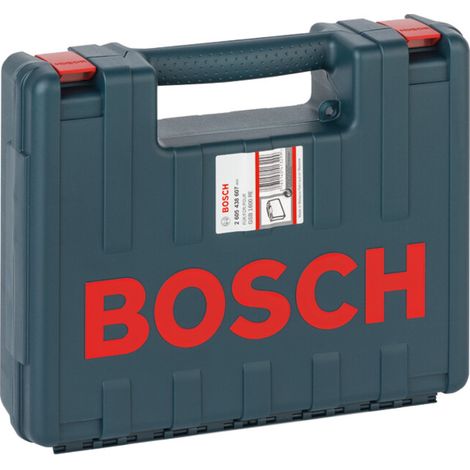 Mallette pour matériels électroportatifs 2605438607 – Plastique bleu – Dimensions 294 x 350 x 105 mm – Adaptée pour Bosch GSB 13 RE et 1600 RE