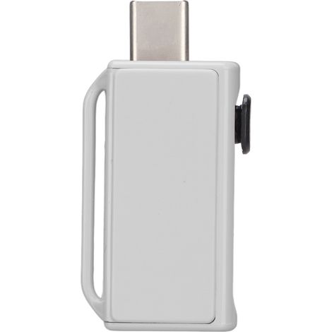 Tragbarer weißer USB-Stick aus Kunststoff, 64 GB, zur Datenspeicherung und -übertragung (Computer, Tablet, Auto). (1/5)