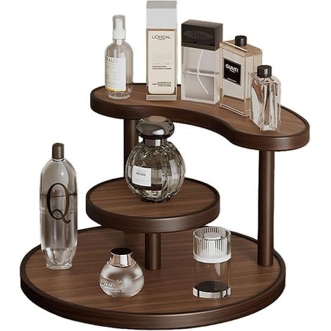 Présentoir bambou cosmétiques, parfums et plantes, organisateur salle de bain (1/5)