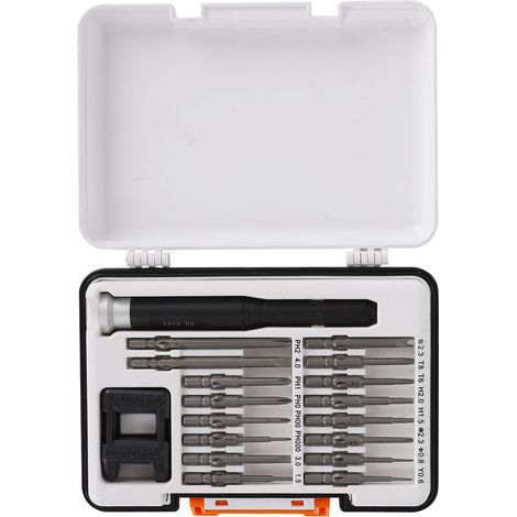 18-teiliges Aluminium-Schraubendreherbit-Set für die Telekommunikation, Präzisionswerkzeug für die Instrumentenreparatur mit Aufbewahrungsbox (1/5)