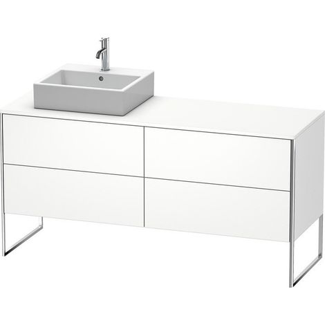 Meuble sous-vasque XSQUARE 778x1600x548m avec éclairagecken li blanc mat