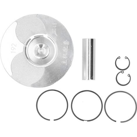 Kolbensatz für 192F-Motoren, Kolbensatz aus Aluminiumlegierung, Motorkolben-Ersatz, geeignet für luftgekühlte 192F-Motoren.