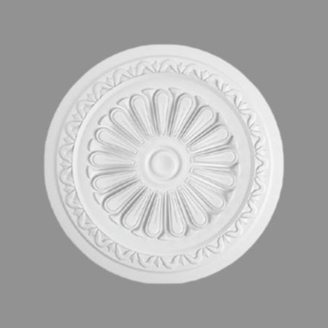 PROVISTON Stuckrosette Polystyrol Durchmesser 340 mm Weiß Deckenrosette (1/4)