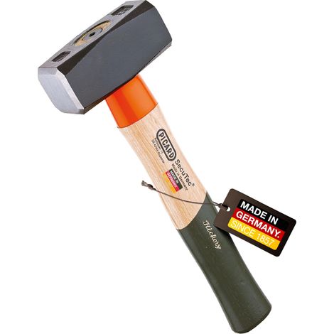 Massette Nr. 43 HS, 1kg Masse robuste avec système de sécurité Outil Protection anticorrosion et manche ergonomique Marteau (1/5)