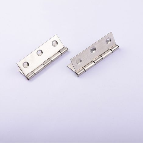 Paumelles,Charnière Inox,4 pcs Charnière Meuble Charnière Porte Charnière Piano Pour La Maison Meubles Matériel Armoire Garde Porte Tiroir (vis non incluses) GROOFOO (1/5)