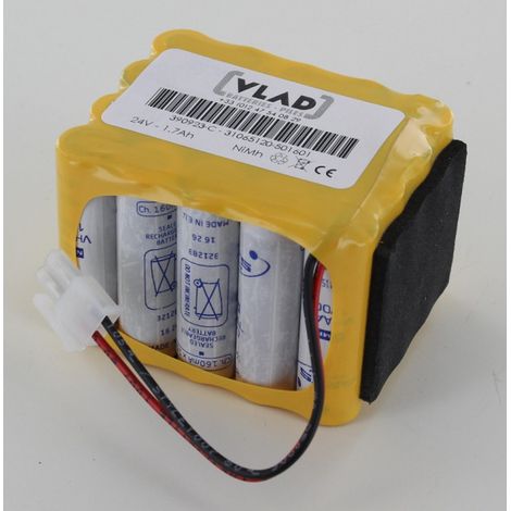 Batterie 24V 1.7Ah NiMh pour motorisation de portail – Performance fiable pour systèmes FAAC – Compatible avec modèles D600/D1000 - XBAT24