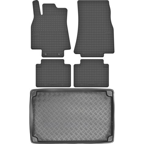 Juego de alfombrillas de goma para coche y maletero para Mercedes Clase A W169 Hatchback (2004-2012).