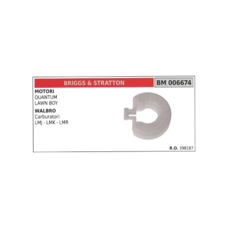 BRIGGS&STRATTON QUANTUM - WALBRO LMJ carburateur de tondeuse 398187