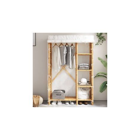 Garde-robe 110x45x170 bambou (1/5)