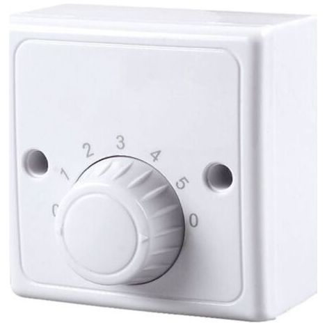 Universeller 220V-Wanddimmerschalter für Deckenventilatoren, fünf Geschwindigkeitsstufen. (1/5)