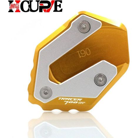 (Gold-Tracer 700GT) Plaque d'extension de béquille latérale CNC compatible avec YAMAHA MT-07 MT07 FZ-07 Tracer 700GT 700 GT XSR700 XSR 700 maxpower (1/4)