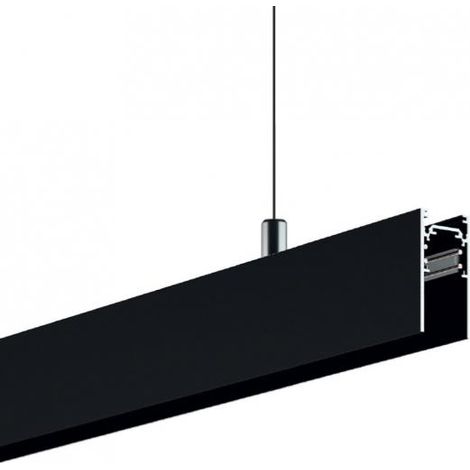 Rail Magnetique en Saillie 48V - 2 m / Noir - SILUMEN (1/6)