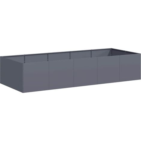 Maison Exclusive - Jardinera acero gris antracita 200x80x40 cm