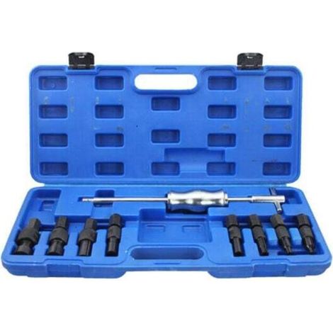 Extracteur De Roulement Intérieur Marteau à Inertie 9 pcs Ensemble d'outils d'extraction de palier à trou borgne - bleu (1/4)